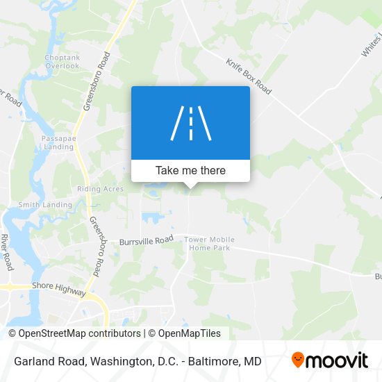 Mapa de Garland Road