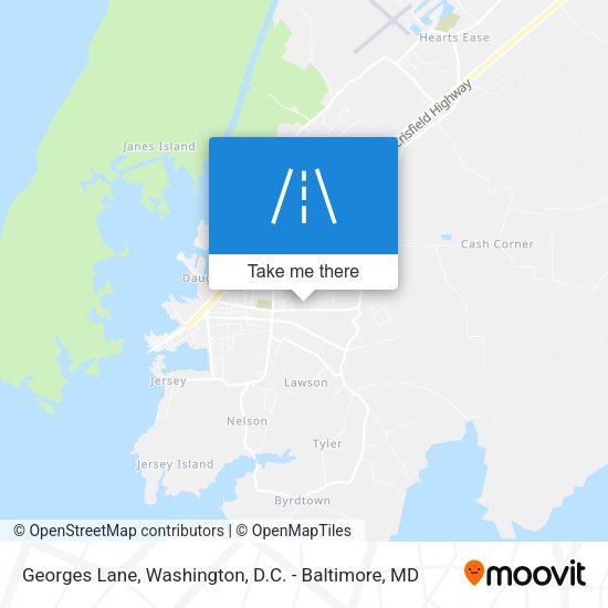 Georges Lane map