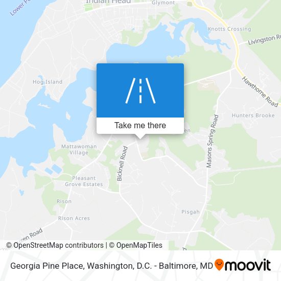 Georgia Pine Place map