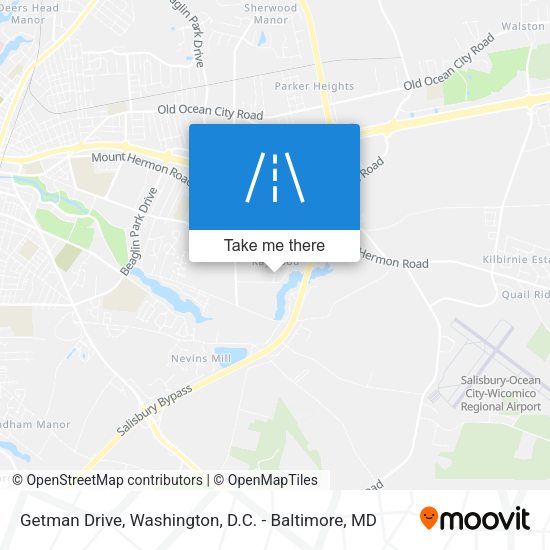 Getman Drive map