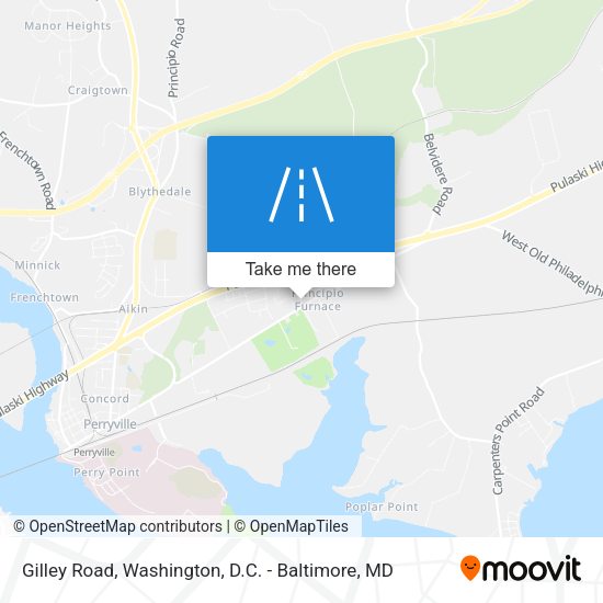 Gilley Road map