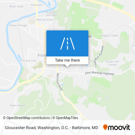Gloucester Road map