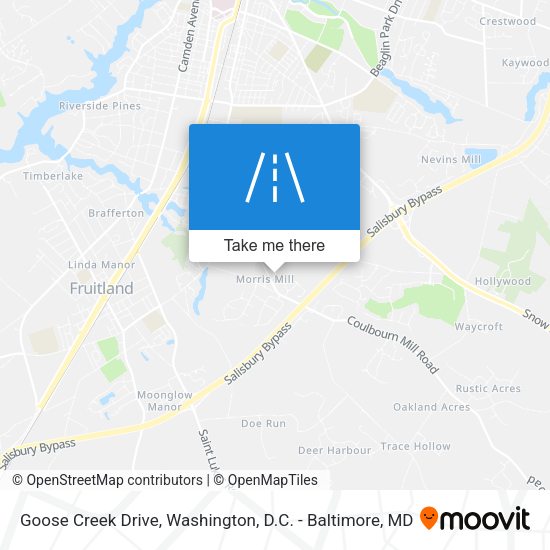Goose Creek Drive map
