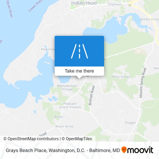 Mapa de Grays Beach Place