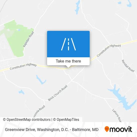 Greenview Drive map