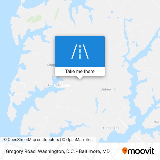 Mapa de Gregory Road