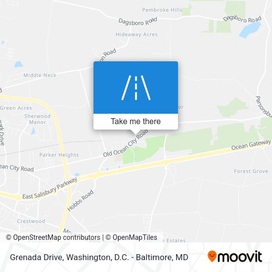 Grenada Drive map