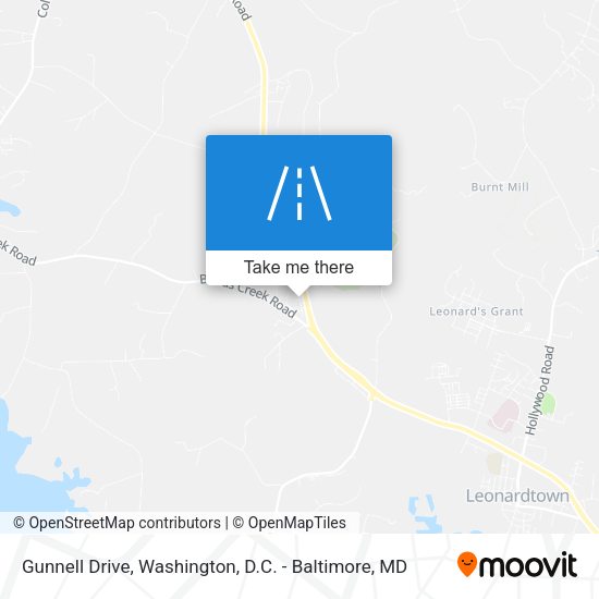 Gunnell Drive map