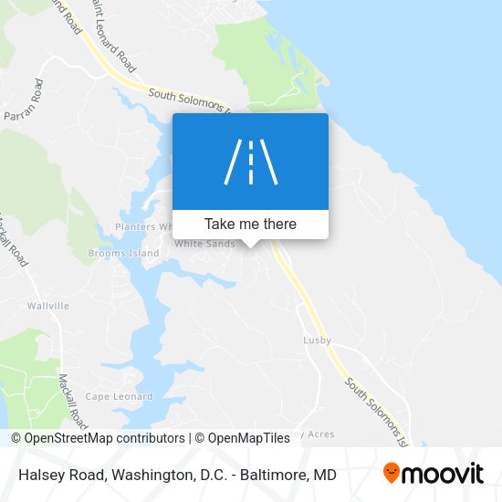 Mapa de Halsey Road