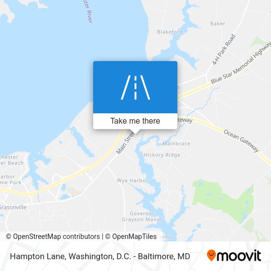 Hampton Lane map
