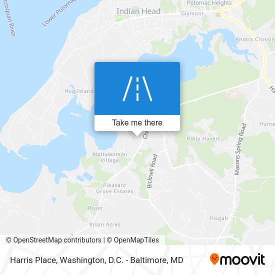 Mapa de Harris Place