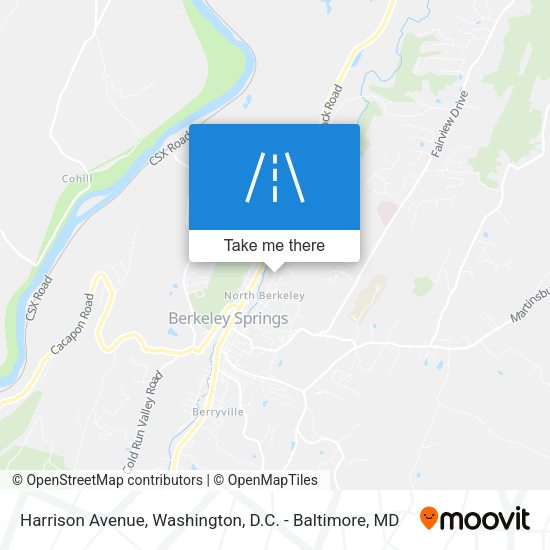 Harrison Avenue map