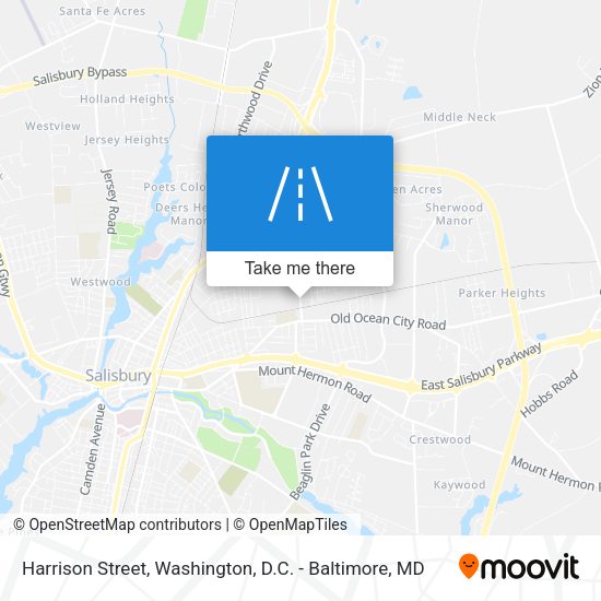 Harrison Street map