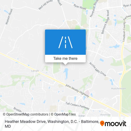 Heather Meadow Drive map