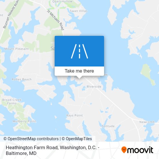 Heathington Farm Road map