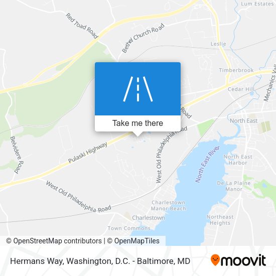 Hermans Way map