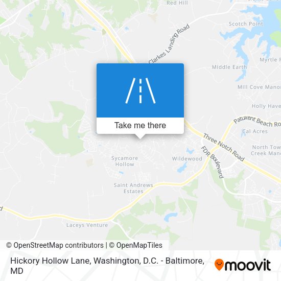 Mapa de Hickory Hollow Lane