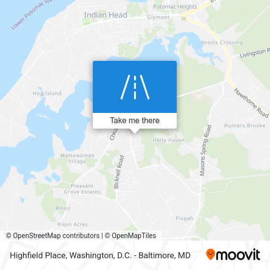 Highfield Place map