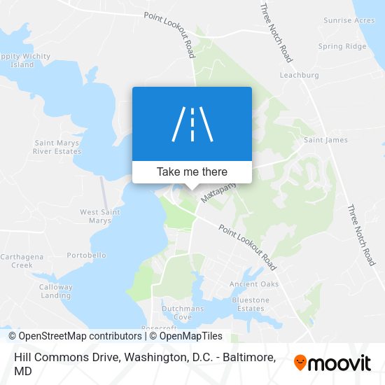 Mapa de Hill Commons Drive