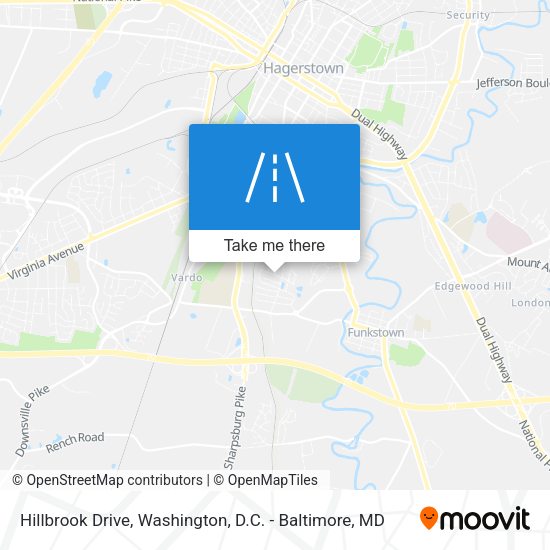 Hillbrook Drive map