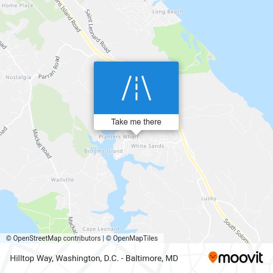 Hilltop Way map