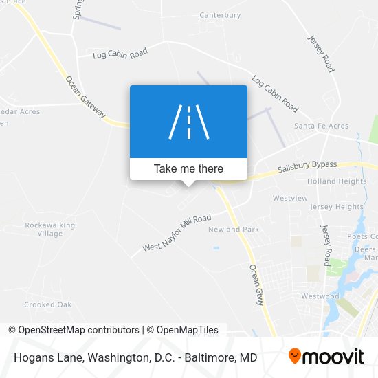 Mapa de Hogans Lane