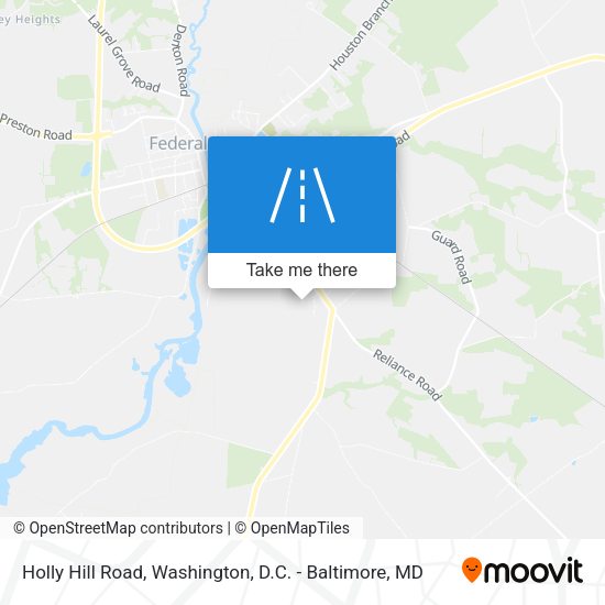 Holly Hill Road map