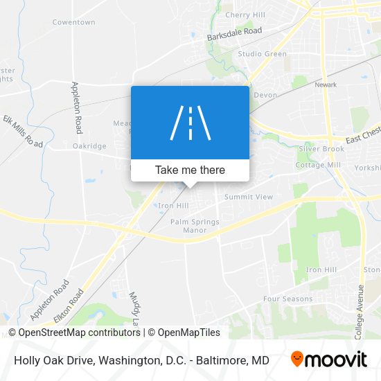 Holly Oak Drive map