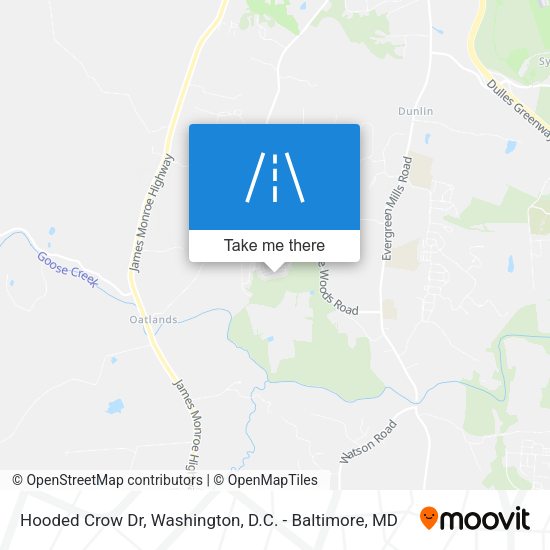 Mapa de Hooded Crow Dr