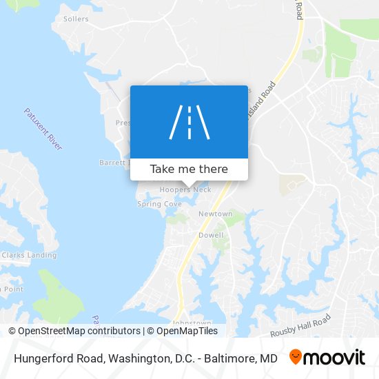Mapa de Hungerford Road