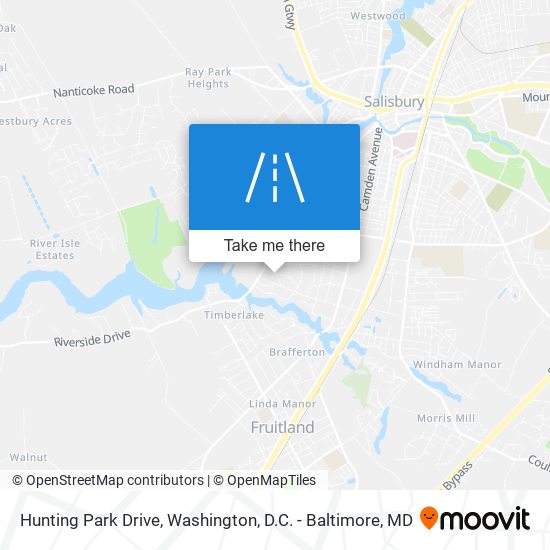 Hunting Park Drive map