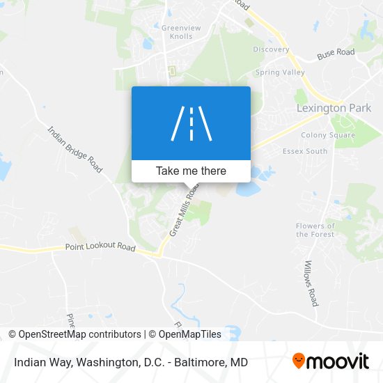 Indian Way map