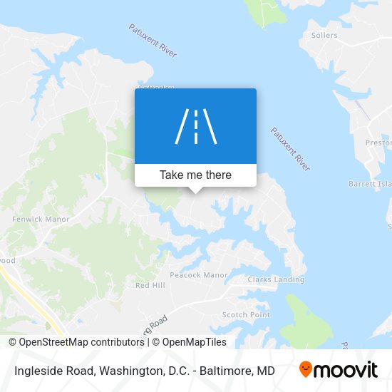 Ingleside Road map
