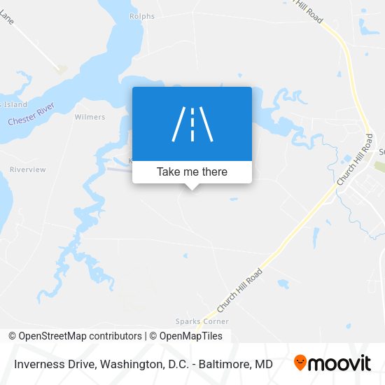 Mapa de Inverness Drive