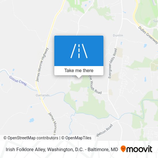 Irish Folklore Alley map