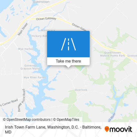 Irish Town Farm Lane map