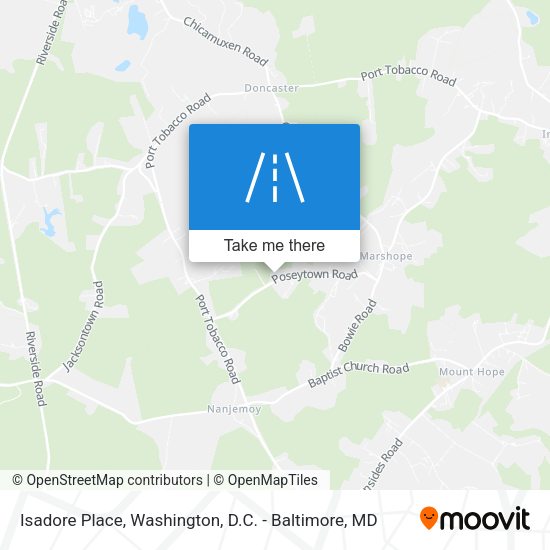Isadore Place map