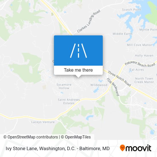 Ivy Stone Lane map