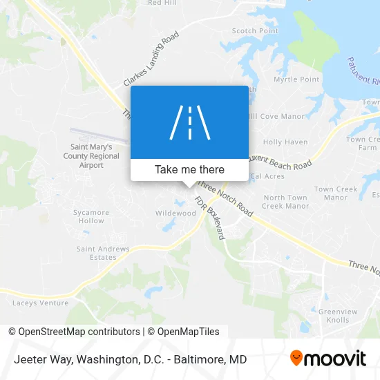 Jeeter Way map