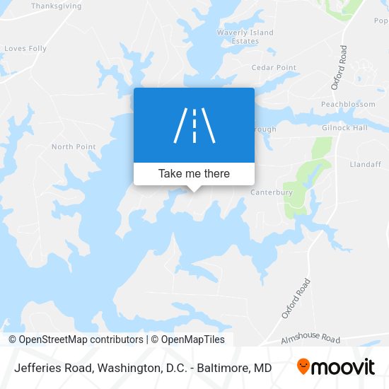 Jefferies Road map