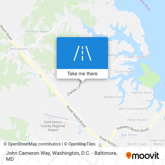 John Cameron Way map
