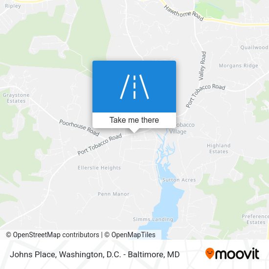 Johns Place map
