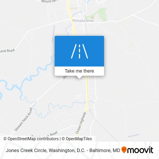 Mapa de Jones Creek Circle