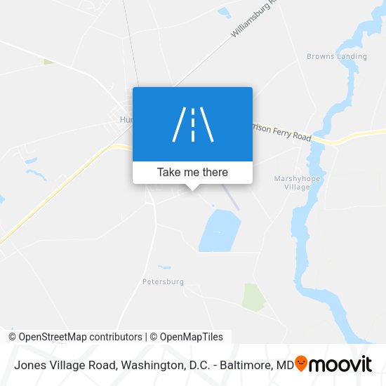 Jones Village Road map