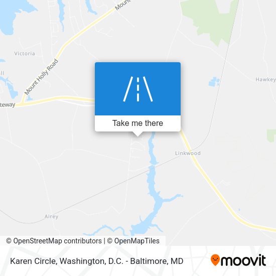 Mapa de Karen Circle