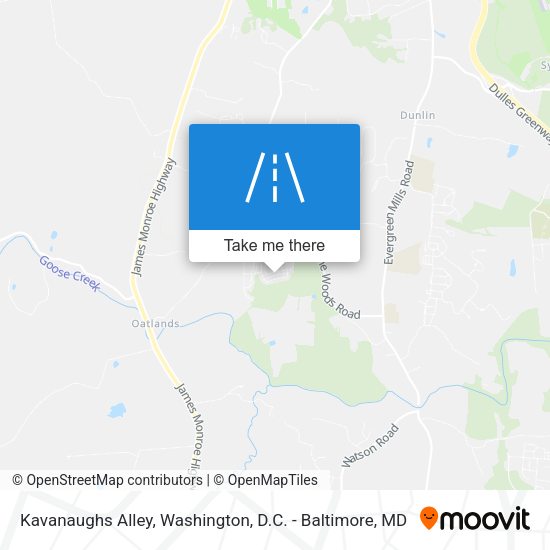 Mapa de Kavanaughs Alley