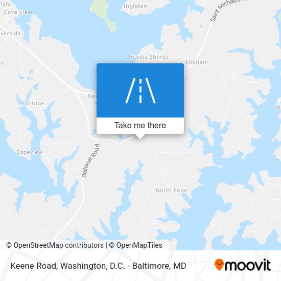 Mapa de Keene Road