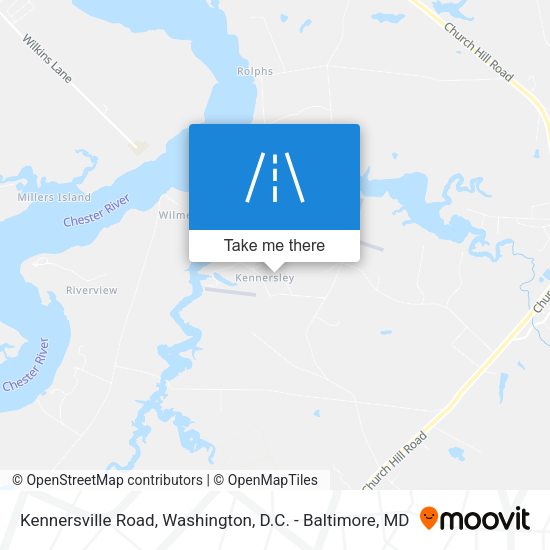 Kennersville Road map