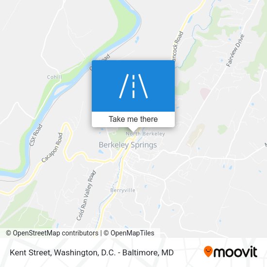 Kent Street map