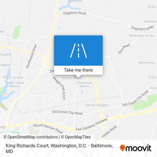 King Richards Court map